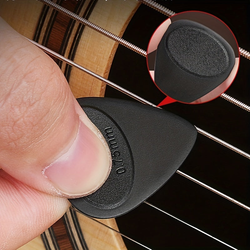 6/12/20pcs Guitar Picks with Anti-slip Particles, 0.7mm Thickness