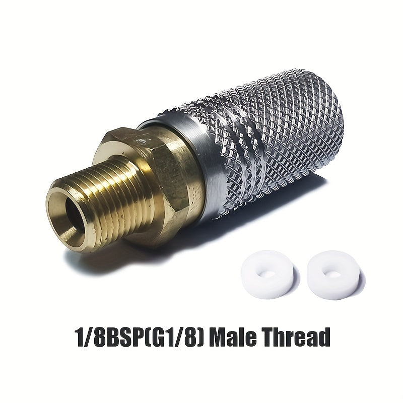 Extended Air Soft Charging Quick Release Adapter with 1/8BSPP(G1/8) 8mm Male Nipple for BAZUKA HPA Accessories