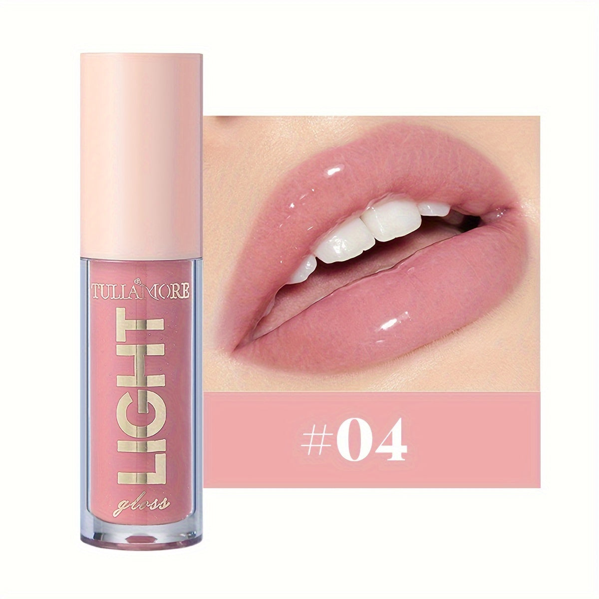 12 colors of lip oil for daily use, providing moisturizing and hydrating benefits with a mirror shine finish.