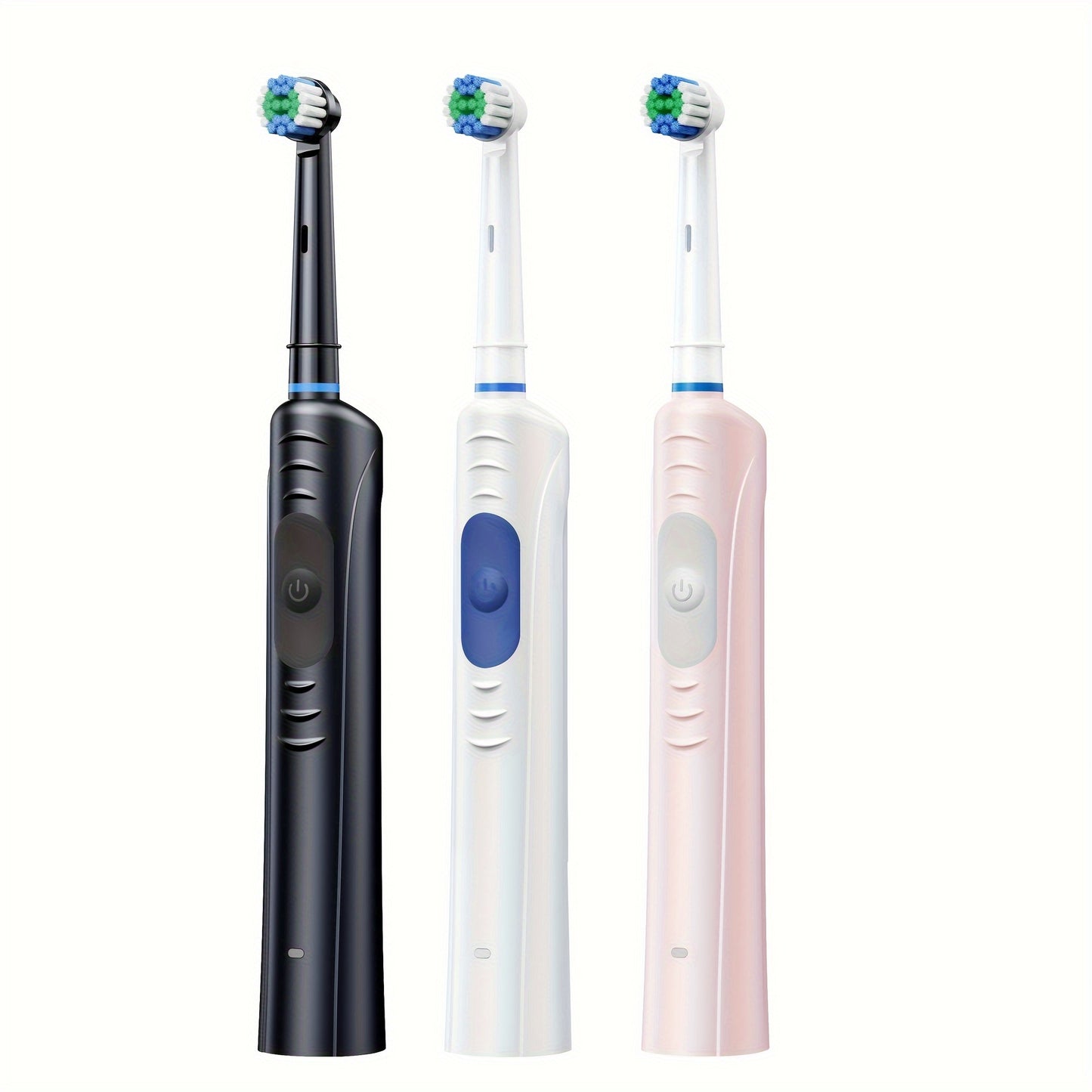 Rechargeable electric toothbrush, ideal for adults and couples, provides deep teeth cleaning.