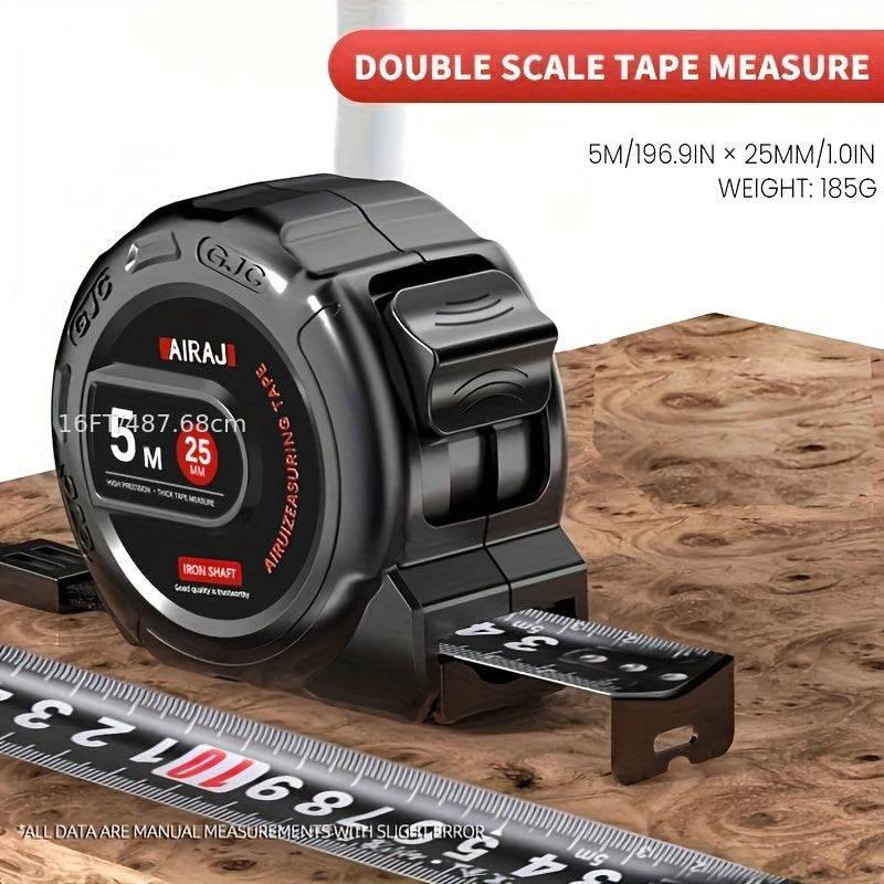 Durable AIRAJ Tape Measure with Metric And Imperial System, ideal for industrial use