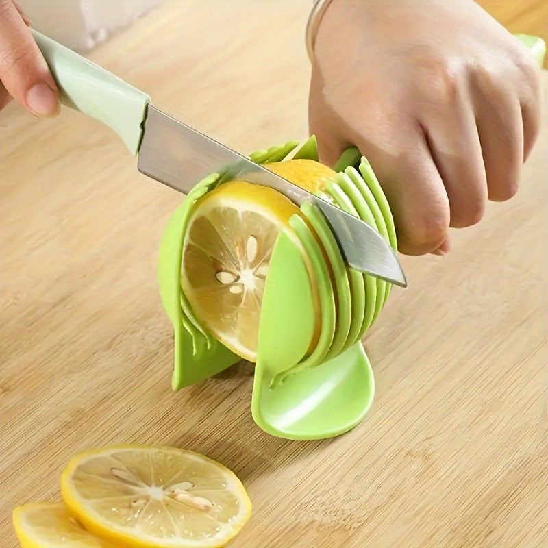 This kitchen slicer pliers are multi-functional, made of durable ABS material, suitable for cutting eggs, potatoes, tomatoes, lemons, and apples with ease. No electricity required, making it convenient for outdoor use. It is a portable and ideal tool for