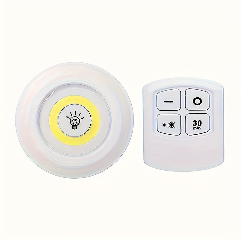 Smart Wireless LED Under-Cabinet Lights with Remote Control, for Wardrobe, Kitchen, and more. Available in 6pcs, 3pcs, 1pc.