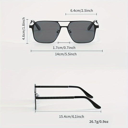 Men's polarized sunglasses from SY SI YANG, made of ultra-light stainless steel. Suitable for fishing, driving, or as a gift. Comes in a stylish gift box with a cloth.