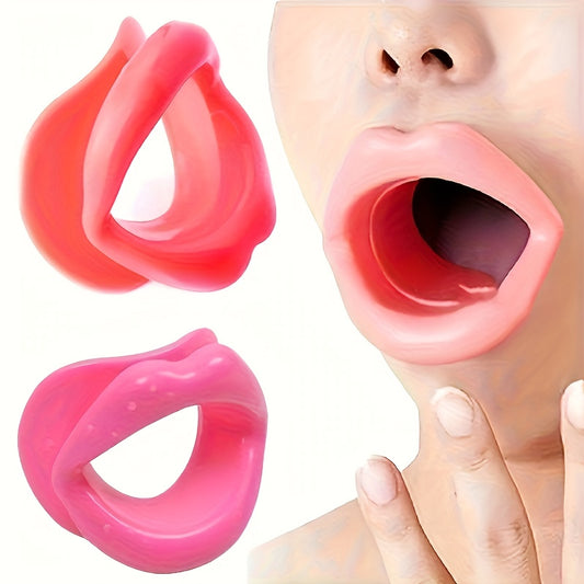 Silicone Lip Corrector and Oral Smile Trainer for Women, Portable Facial Training Tool.