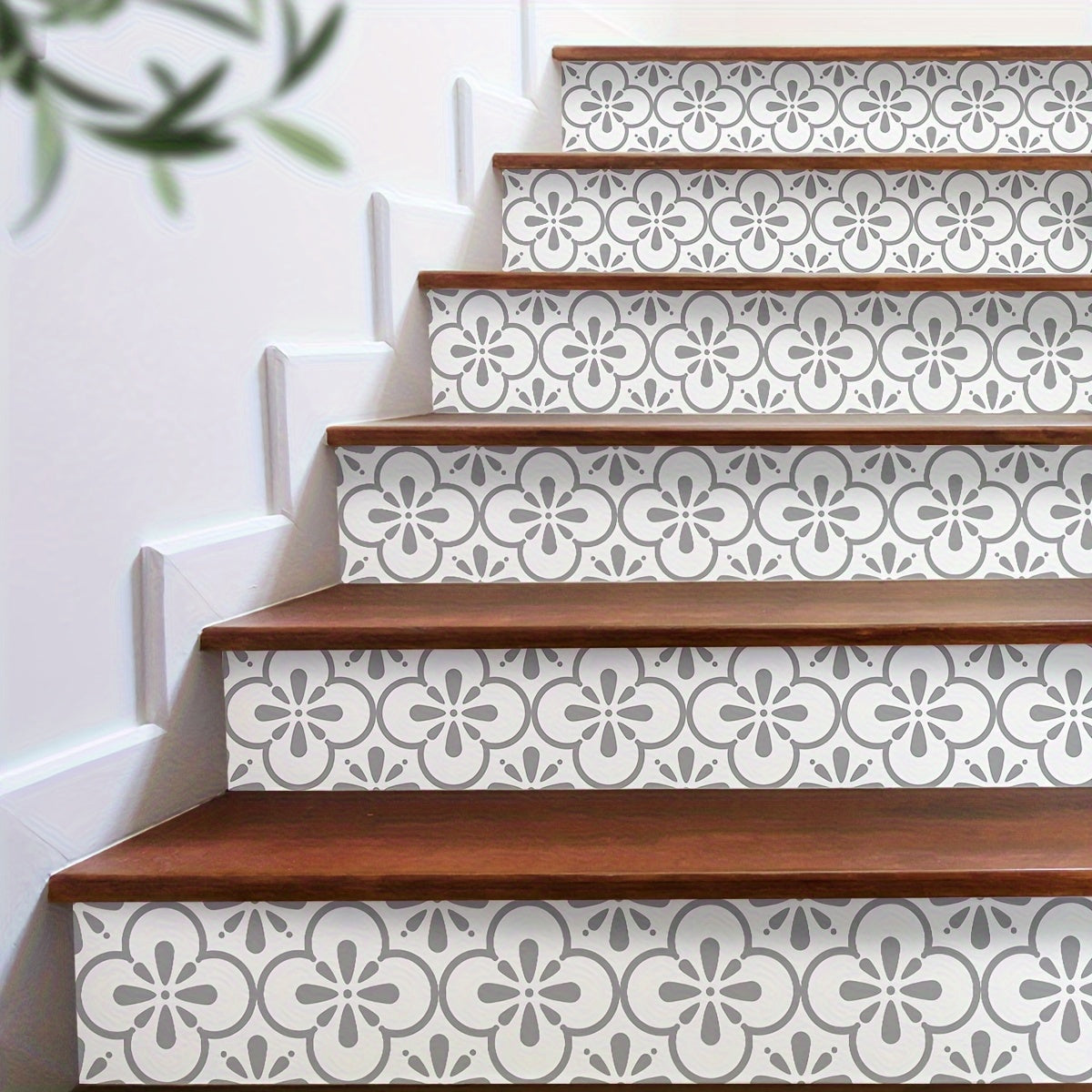 Upgrade your home with our Easy-Apply Geometric & Minimalist Stair Decals. Made from self-adhesive PVC, these decals leave no residue behind and are perfect for decorating your home's bedroom, living room floors, and stairs. Each decal measures