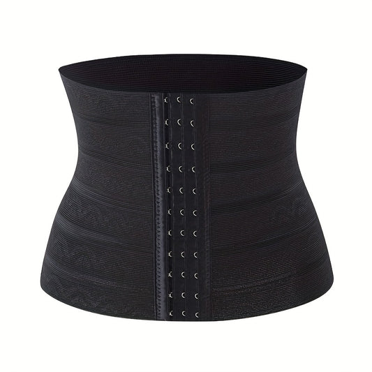 Front buckle waist trainer to slim and control tummy, women's girdle belt for shaping.