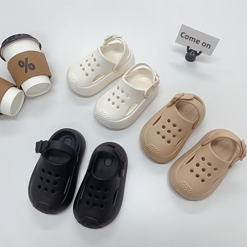 Kids EVA Clogs for Beach & Outdoor, Ages 14 & Under, Breathable, Water-Resistant, Lightweight, Casual Minimalist Style