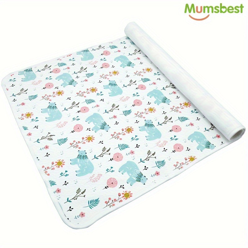 Mumsbest Infant Baby Diaper Changing Mat: Breathable, Waterproof, and Reusable - 19.6 x 27.5 inches (50 x 70 cm)