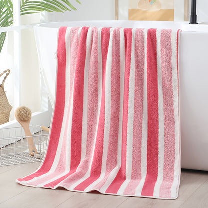 1/2 pack of 68.58 x 137.16 cm microfiber bath towel set. Ultra soft, highly absorbent, lightweight, and quick drying. Perfect for body, sport, yoga, spa, and fitness.