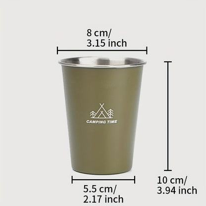 Durable stainless steel cup with non-stick coating - unbreakable, BPA-free, perfect for home, office, and travel - great birthday gift.