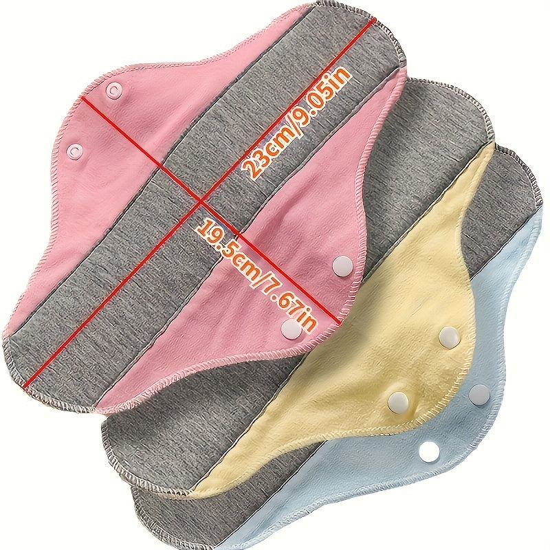 4 Graphene Aseptic Diaper Pads - Comfortable, Breathable, Washable, Waterproof, Leak-Proof with Snap Buttons, Ideal for Elderly Protection