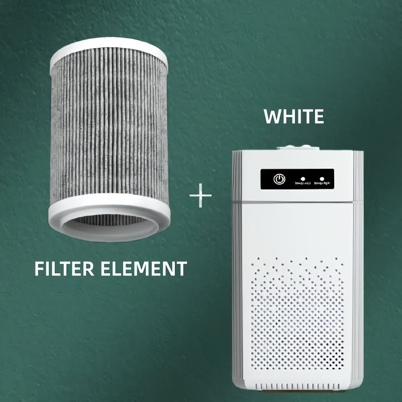 USB-Powered Air Purifier with 3 Odor Elimination Levels - Ideal for Home, Office, Bedroom, and Desktop.