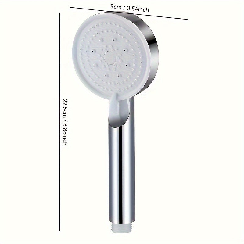 1pc 5-Mode High-Pressure Wall Mounted Shower Head