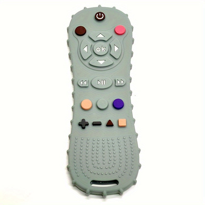 1 silicone remote control model toy made from soft silicone, perfect for toddlers to chew on. Ideal Easter gift for both boys and girls.