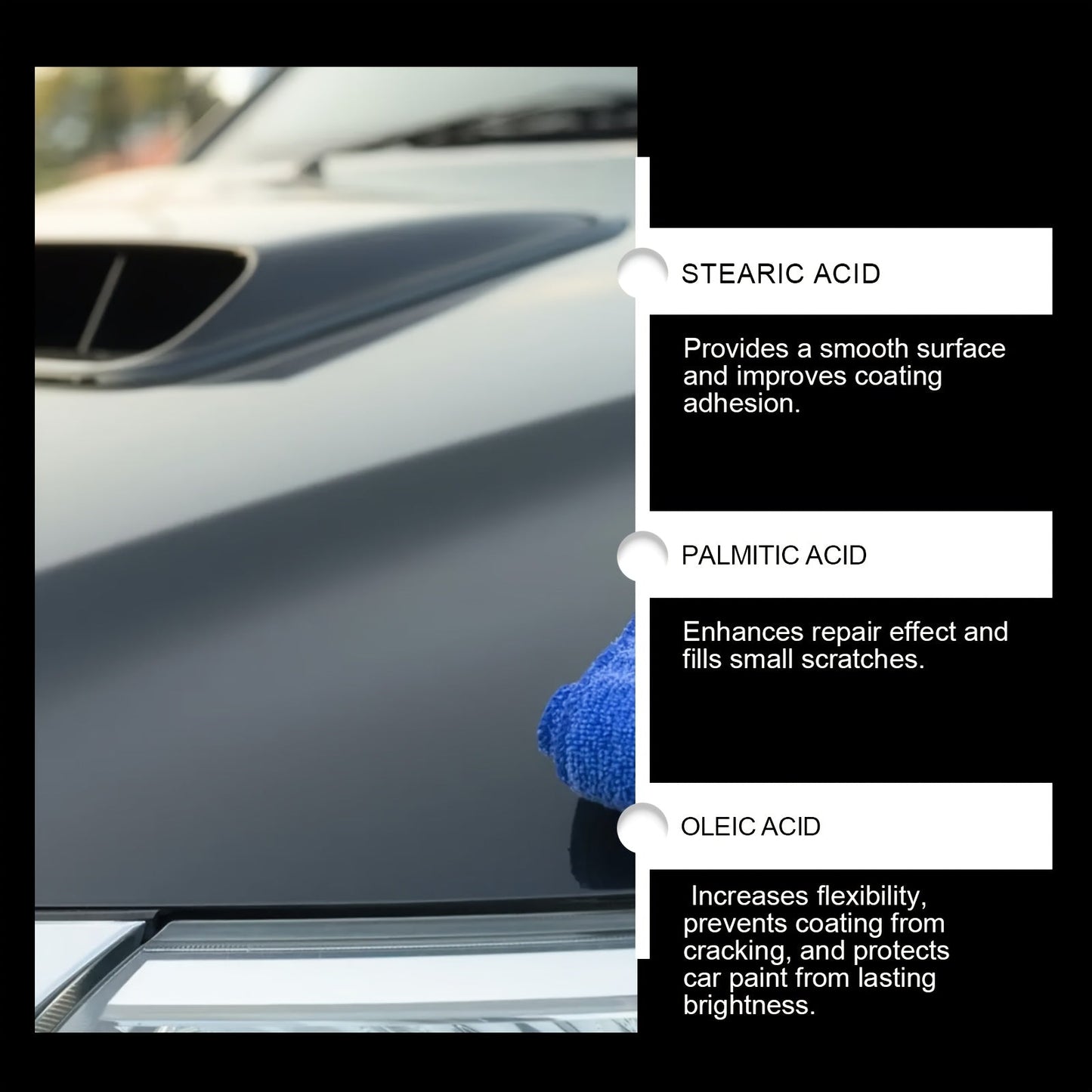 Get the Rayhong Car Scratch Repair Cream for a fast and effective solution to auto body scratches. This long-lasting formula provides protection and restores shine without harmful residues. Safe for metal surfaces, this cream contains sodium bicarbonate