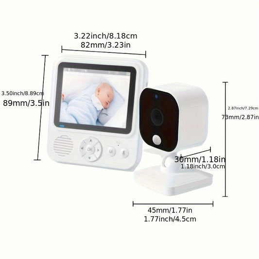 Keep your loved ones safe with our HD Safety Monitor featuring Voice Intercom and Temperature Display. This real-time device includes a powerful 1500mAh rechargeable battery and a cry alarm camera to ensure the safety of youngsters. It makes the perfect