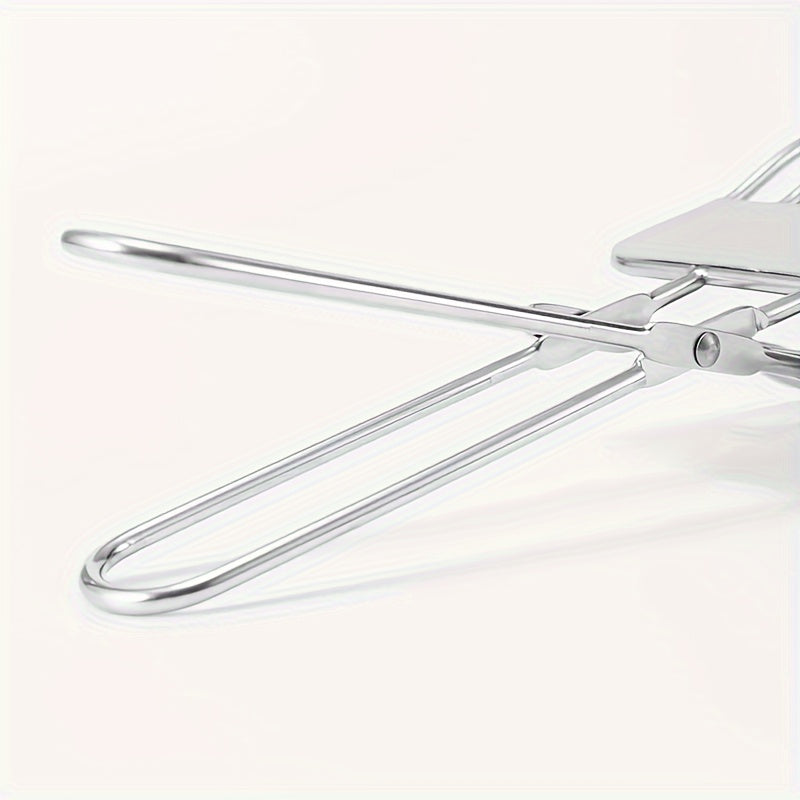 Beef Slicing Tongs made of Stainless Steel for Cutting Meat, Bread, Onion, Tomato, Vegetables, and Fruits in the Kitchen.