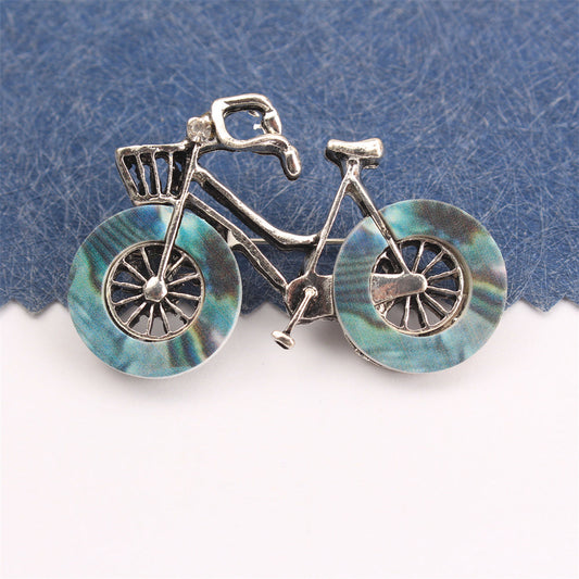 Stylish Rhinestone Bicycle Brooch - Versatile Accent for Outfits, Purses & Headwear | Ideal for Travel & Effortlessly Chic Looks