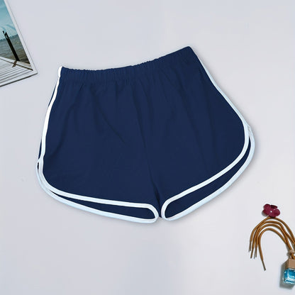 Soft and comfy women's sleep shorts with elastic waistband - perfect for casual loungewear.