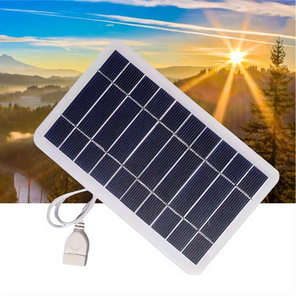 Solar charger panel with magnetic attachment, USB output, and detachable photovoltaic module for stable power supply, suitable for power banks, phones, camping, home, and RV use.