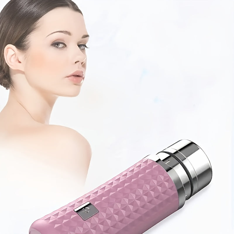 Electric hair remover for women, suitable for underarms, legs, and private parts. USB rechargeable with 300mAh battery. Can be used for full body hair removal.