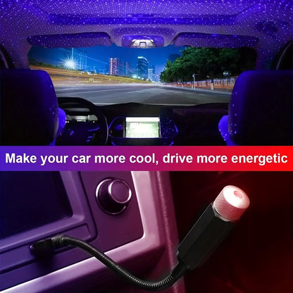 Car star light USB Interio light atmosphere light for indoor and outdoor projection in car.