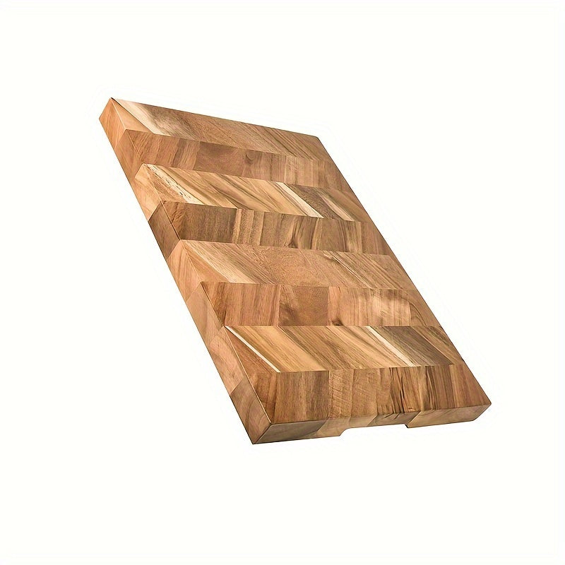 Premium Acacia Wood Cutting Board - A Popular Pick for Your Kitchen! Solid, Mold-Resistant Chopping Block Ideal for Fruits & Vegetables - Great for Holiday Cooking, including Halloween, Christmas, Easter, and Thanksgiving. Imported, Jointed Design with