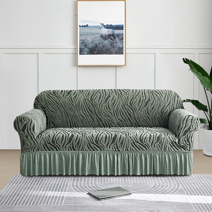 Dustproof sofa slipcover for all seasons, universal fit for couches, protects furniture in home decor.