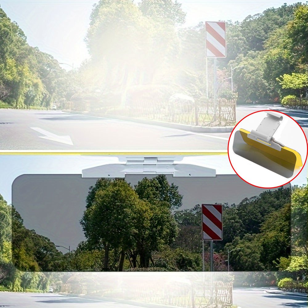 Improved Driving Experience with Car Sun Louver - Anti-Glare & High Beam Protection, Durable ABS Material, Fits Most Vehicles