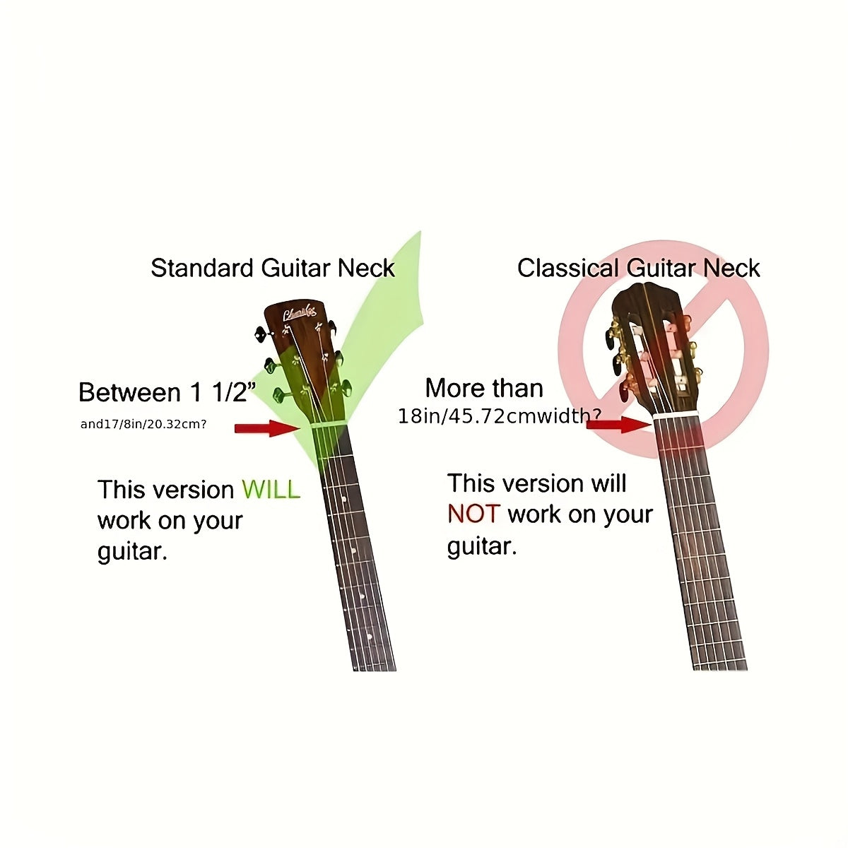 Beginner-friendly guitar chord trainer with automatic practice aid and quick start learning system. Perfect Valentine's Day gift in white.