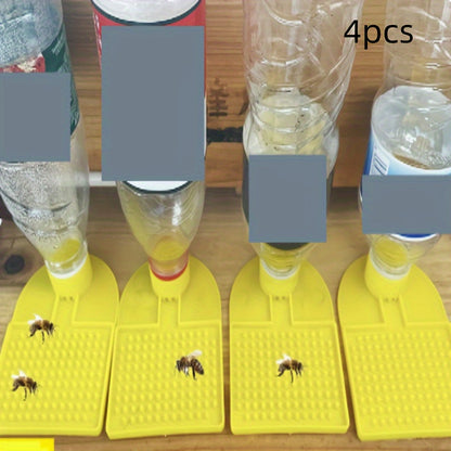 Bee water feeders for 30mm mineral water bottles with wider feeding area prevent drowning.