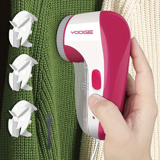 Fabric Shaver - USB Powered for removing lint balls and fuzz from clothing, sweaters, couches, bed sheets, and socks.