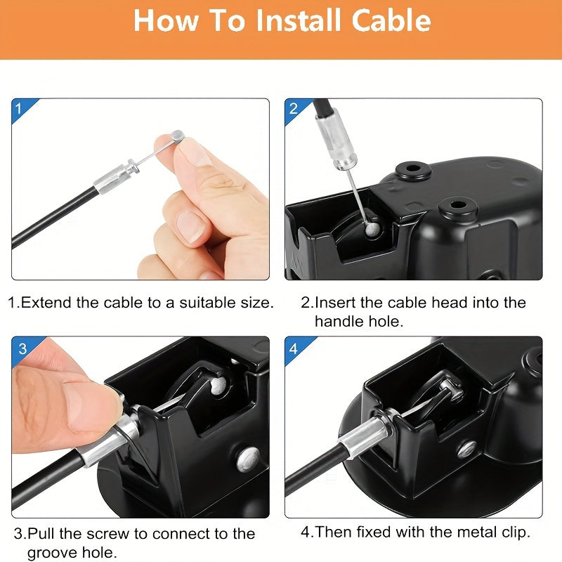 High-Quality Aluminum Recliner Replacement Parts - Includes 1 or 2 Sets of Durable Release Lever and Cable. Compatible with Most Major Recliner Chair Brands such as Lazyboy and Ashley. Ideal for Repairing and Maintaining Your Recliner Furniture.