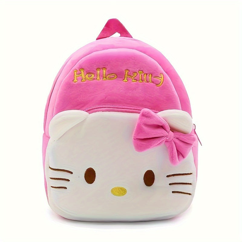 Sanrio Hello Kitty Large Backpack with Whisker Pattern Design, Durable Polyester, Hand Washable.