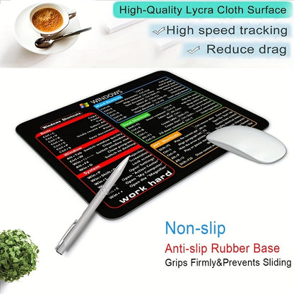 Women and girls designed gaming mouse pad, non-slip rubber mat for office computers and laptops measuring 9.45*7.87*0.12inch/ 24*20*0.3cm.