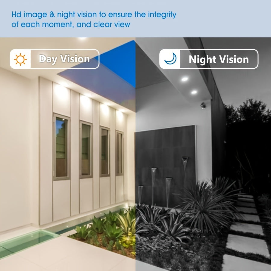 Cutting-edge wireless doorbell camera with advanced features such as voice intercom, night vision, multiple chime melodies, Wi-Fi connection, and app monitoring for enhanced home security.