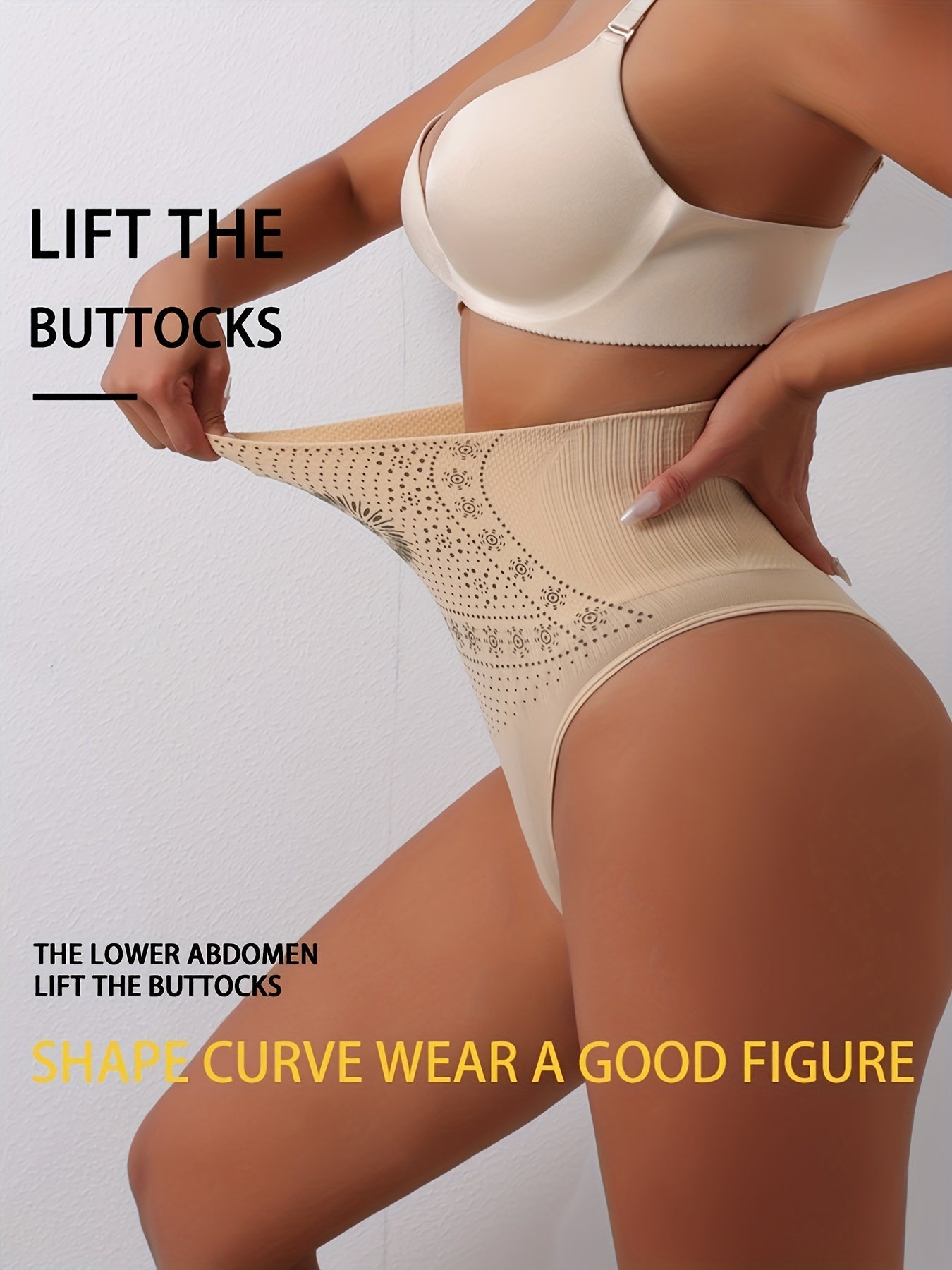 Slimming shapewear pants for women, enhances tummy control, buttocks lift, belly and thigh slimming, made of nylon and elastane, machine washable.