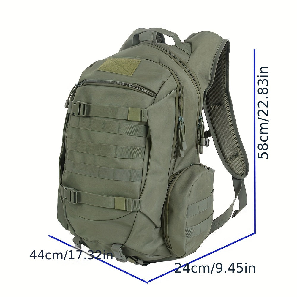 Large capacity shoulder bag for outdoor camping and hiking.