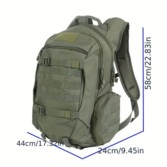 Large capacity shoulder bag for outdoor camping and hiking.