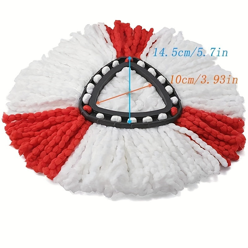 Get your floors sparkling clean with Vileda O-Cedar Spin Mop Refill Heads! These white microfiber pads are perfect for efficient floor cleaning in living rooms - no batteries needed.