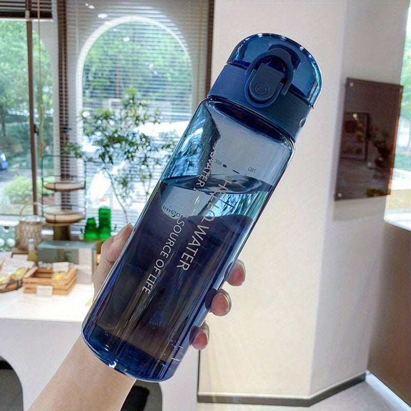 1pc of fashion sports water bottle, 780ml/26.38oz, with carrying strap for outdoor camping.