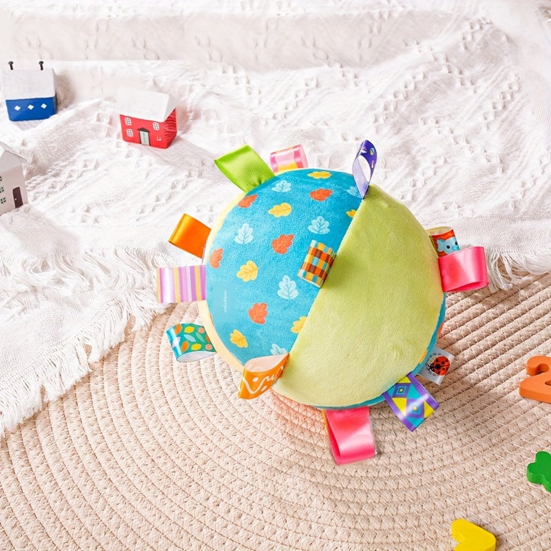 Baby Toy: Plush Rattle Ball for Newborns with Soothing Grasping and Educational Features