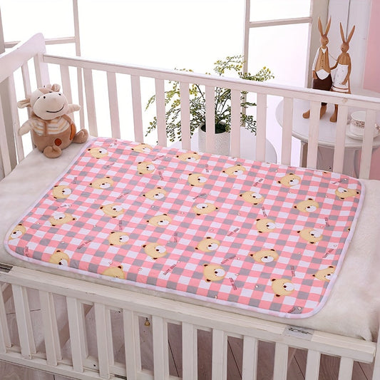 Ultra Comfortable & Leak-Proof Baby Diaper Changing Pad - Stylish Reusable Printed Bed Care Mat for Infants & Seniors, Perfect Holiday Gift