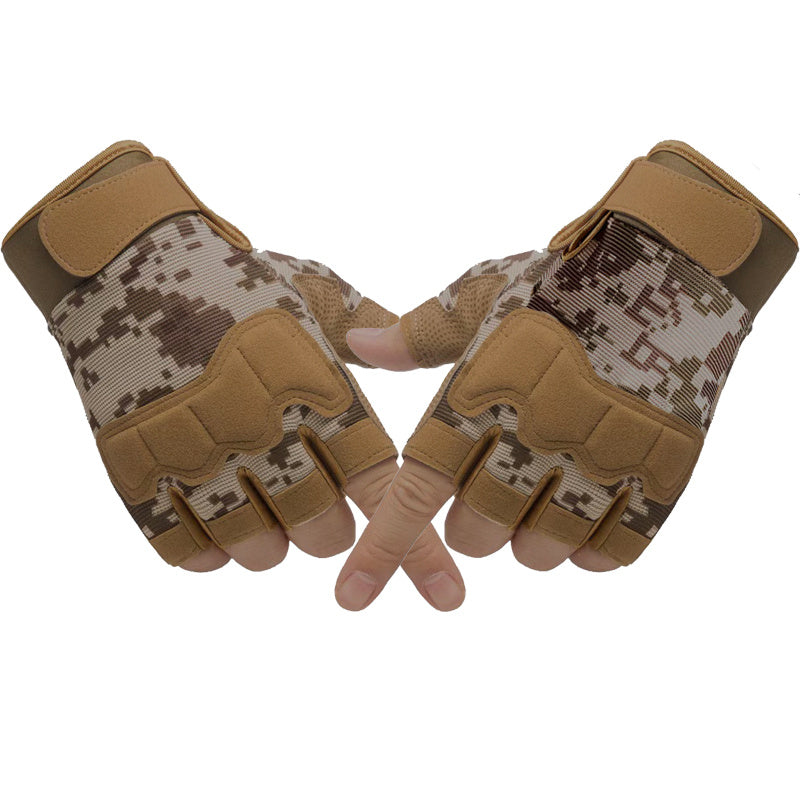 Half-finger gloves for men and women suitable for sports, cycling, fitness, outdoor activities, and fishing.