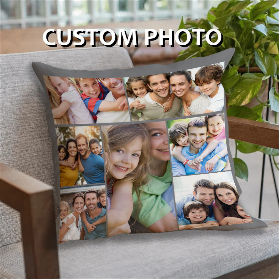 Customize your home decor with a 1-piece custom cushion cover. This DIY throw pillow is perfect for weddings, pets, babies, and Mother's Day gifts. The printed cover can be personalized for a baby room, featuring a single-sided print with no pillow core