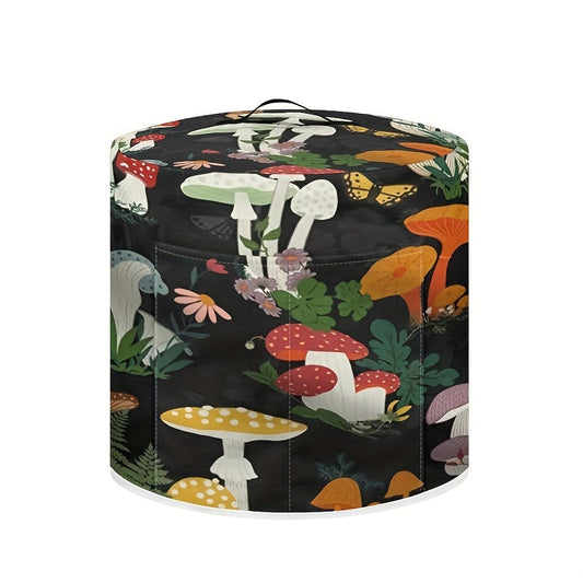 Protect your kitchen appliances with this Botanical Mushroom Pattern Dust Cover. Designed to fit Instant Pots, electric pressure cookers, and air fryers, this insulated cover will keep your appliances clean and free of dust.