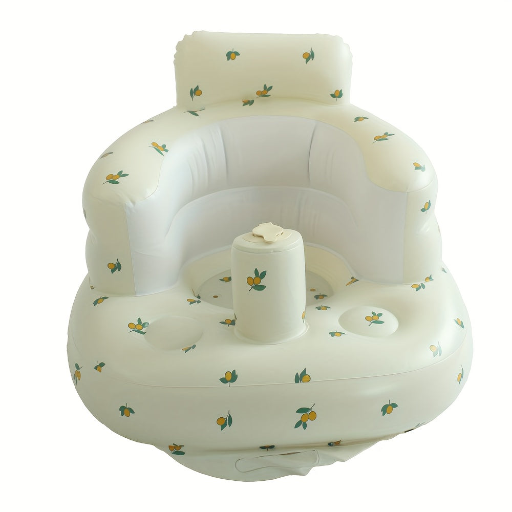 Thick PVC Portable Inflatable Seat for Kids Learning - Easy to Clean, Ideal for Picnics and Play - Comes in 7 Fun Designs