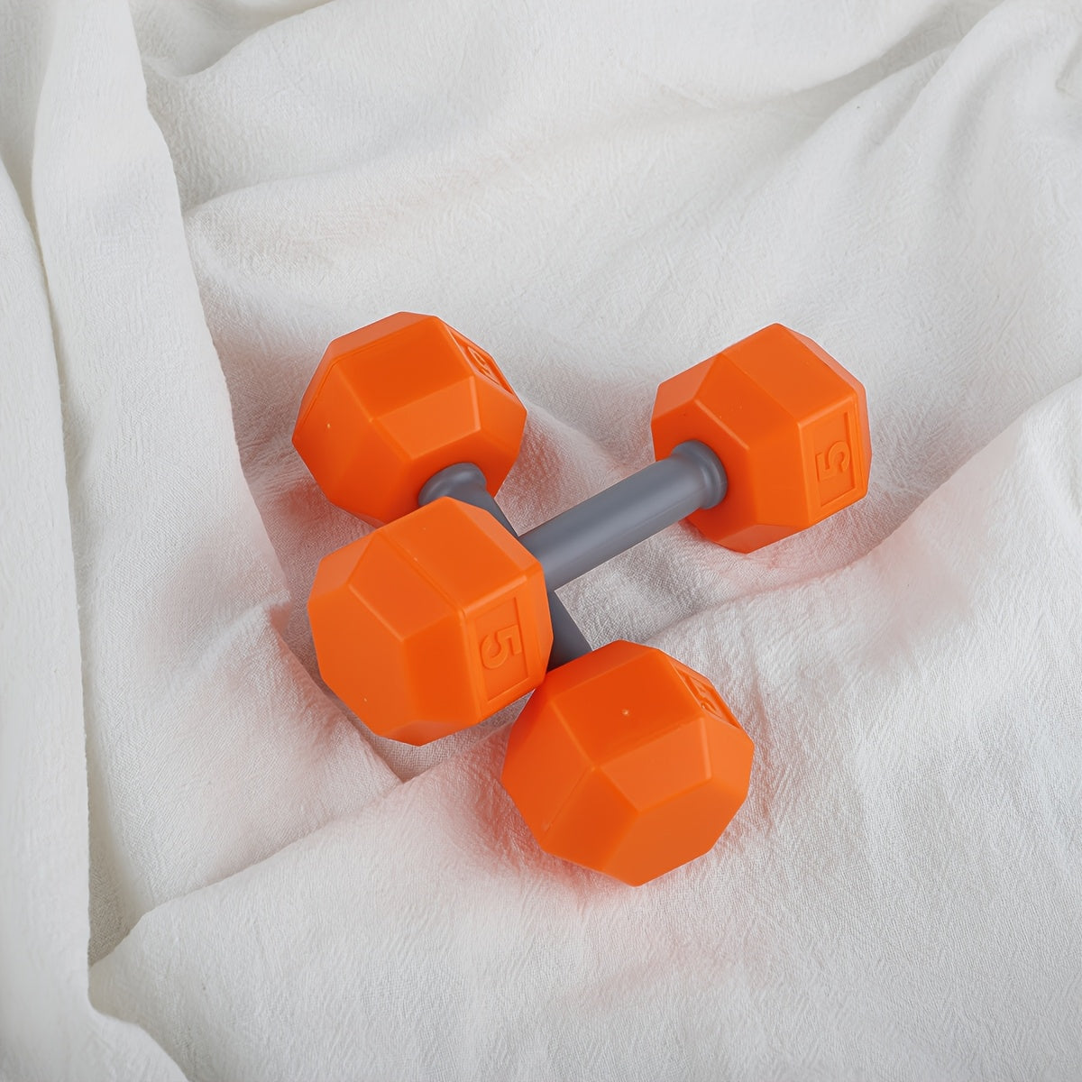 Set of 2 Baby Mini Dumbbell Toys with Sensory Features