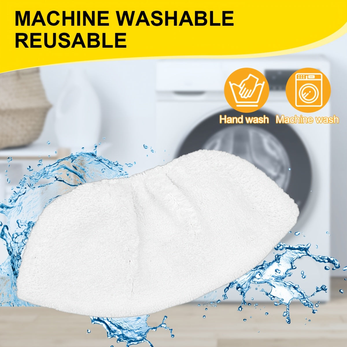 Replace worn-out pads on your Karcher sc1/sc2/sc3/sc4/sc5 Steam Mop with Yuunaie's 2/6/10pcs Replacement Pads. These pads are easy to clean, have strong water absorption, and are perfect for deep cleaning your kitchen and bathroom floors. Upgrade your